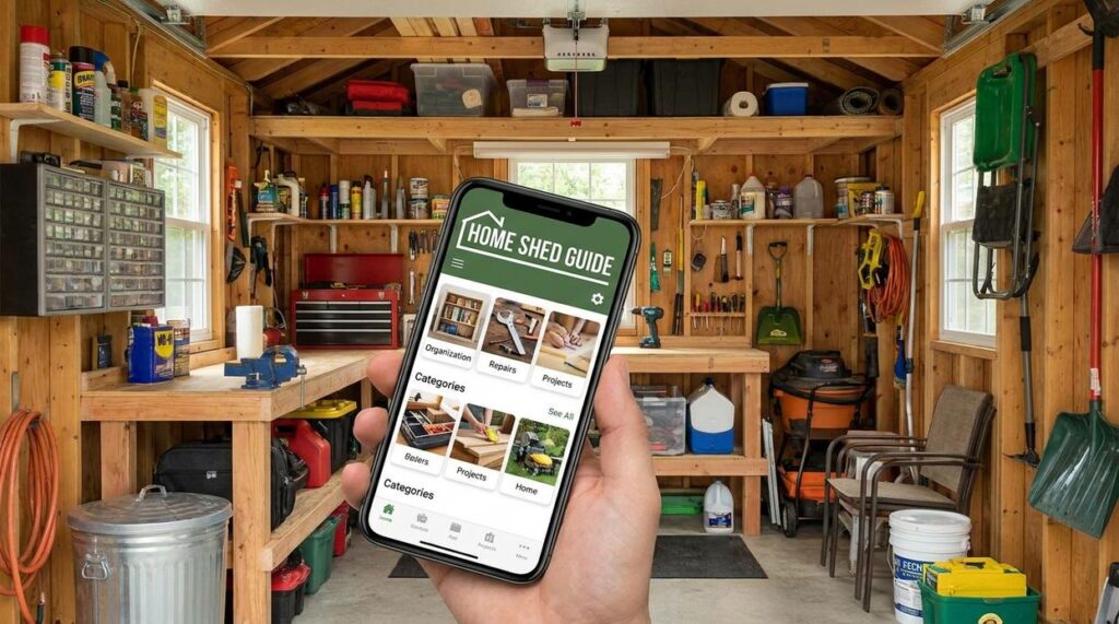 garage shed guide appchousehold